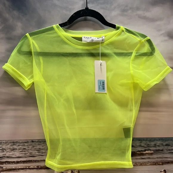 Emma &Sam green crop top small no attach tags - Picture 4 of 6